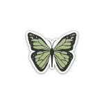 Green Butterfly- Sticker