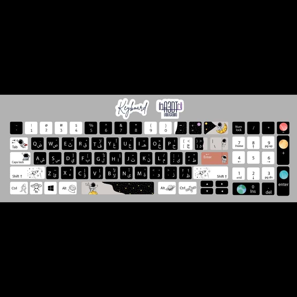 lYTme2h8HP5LFSyR5unM33MNjp4iiWmmBmpMnnss.jpg Astronaut -keyboard sticker - الصورة 1
