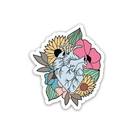 Heart of flowers- Sticker