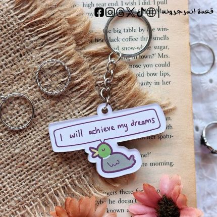 I will achieve my Dreams meme -key chain