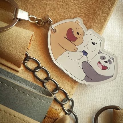 We Bare Bear Cartoon -key chain
