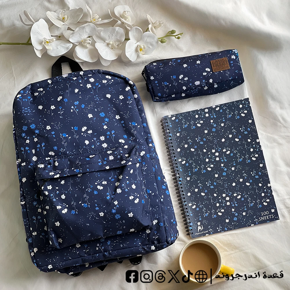 oeaVvt8QZpwFqXhjwT17STmHJKMGQwZy7mV5E1rd.webp Navy flowers Backpack -set - الصورة 1