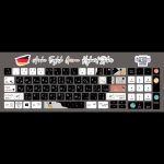 - keyboard stickerAstronaut and rocket (Arabic - English- German)