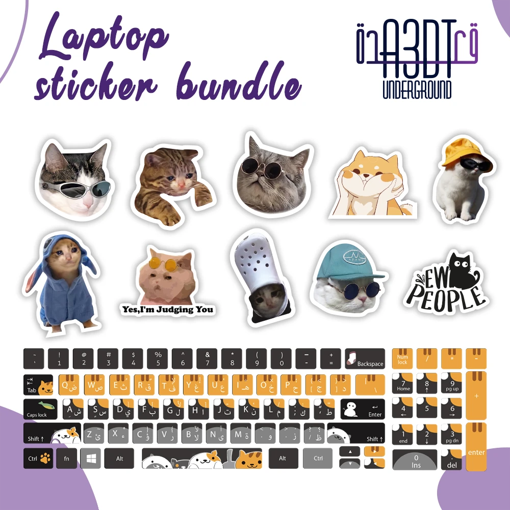 rOkm4jjfV9zy5x5zFkGNGnNrrcBIbxdvwxKAqHT2.webp Keyboard sticker cats 2 bundle - الصورة 1