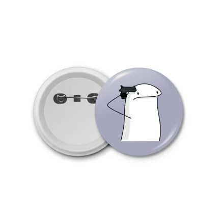 Funny Emoji 6- blastic badge