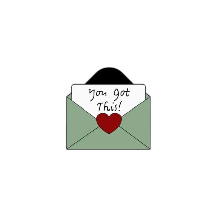 you got this  -lapel pin