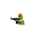 Kermit Frog meme angry- sticker