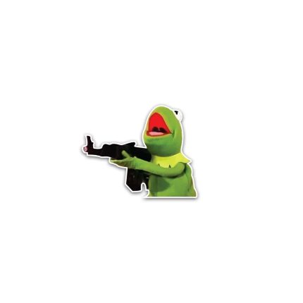 Kermit Frog meme angry- sticker