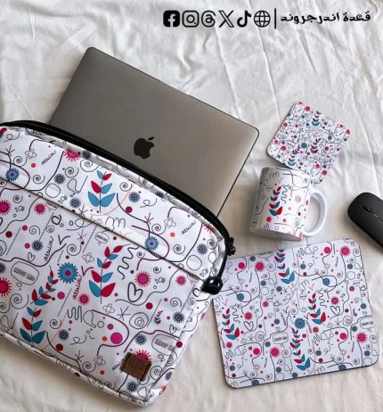 white flowers set - 15.6 inch bag