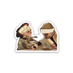 Fatma w 3bd El ghafoor El Bor3y- Sticker