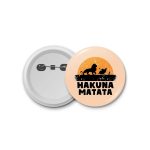 Cartoon Hakoona Matata  Simba The Lion King - blastic badge