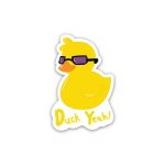 Duck you- sticker