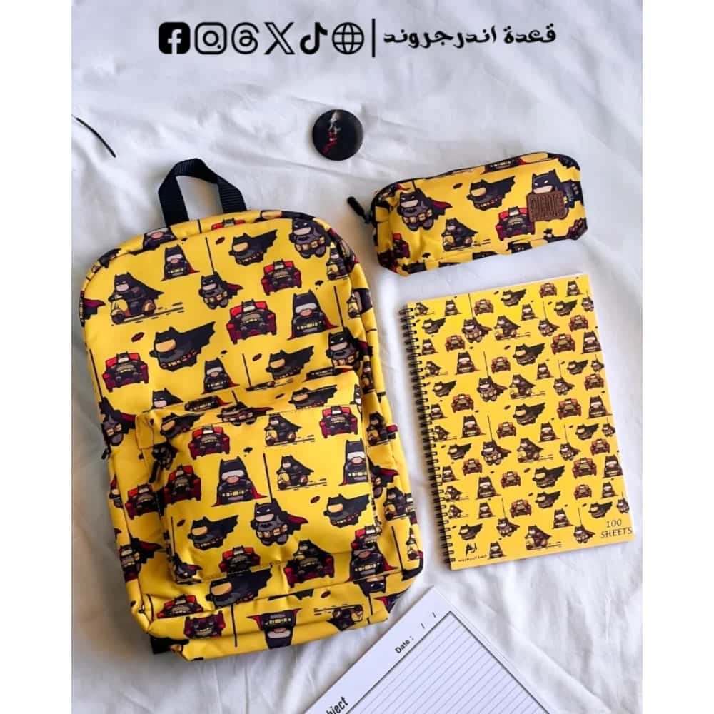 yzGoSGaUigzD4LNwNpCAxxhu27npzqJphguhhu88.jpg Batman Backpack -set - الصورة 1