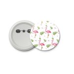Flamingo- blastic badge